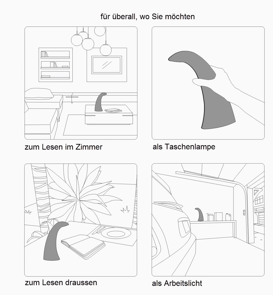 Pinguinleuchte Anwendungen